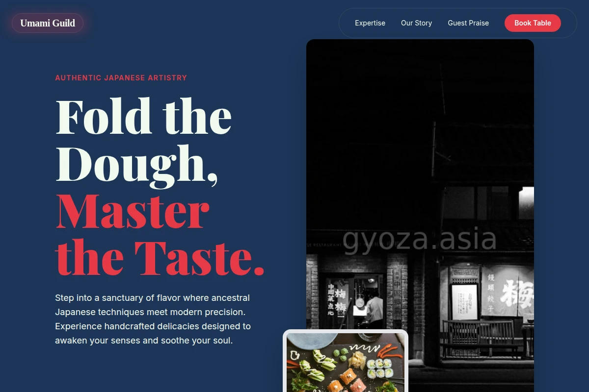 Fresh Japanese Food